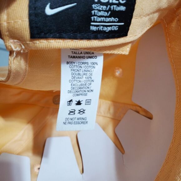 Nike x Sportswear Heritage86 Futura Peach Hat Cap Adult Unisex 1 Size 91… - Picture 9 of 9